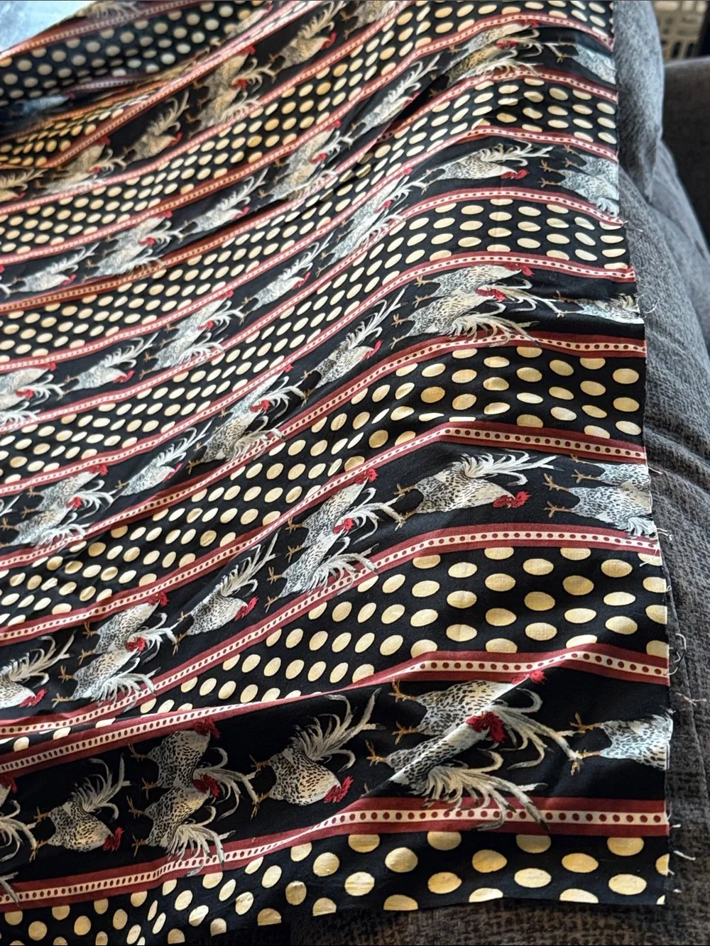 Fabric To Make Placements -Chicken Coop Fabric by Patty Reed Design -Sewing